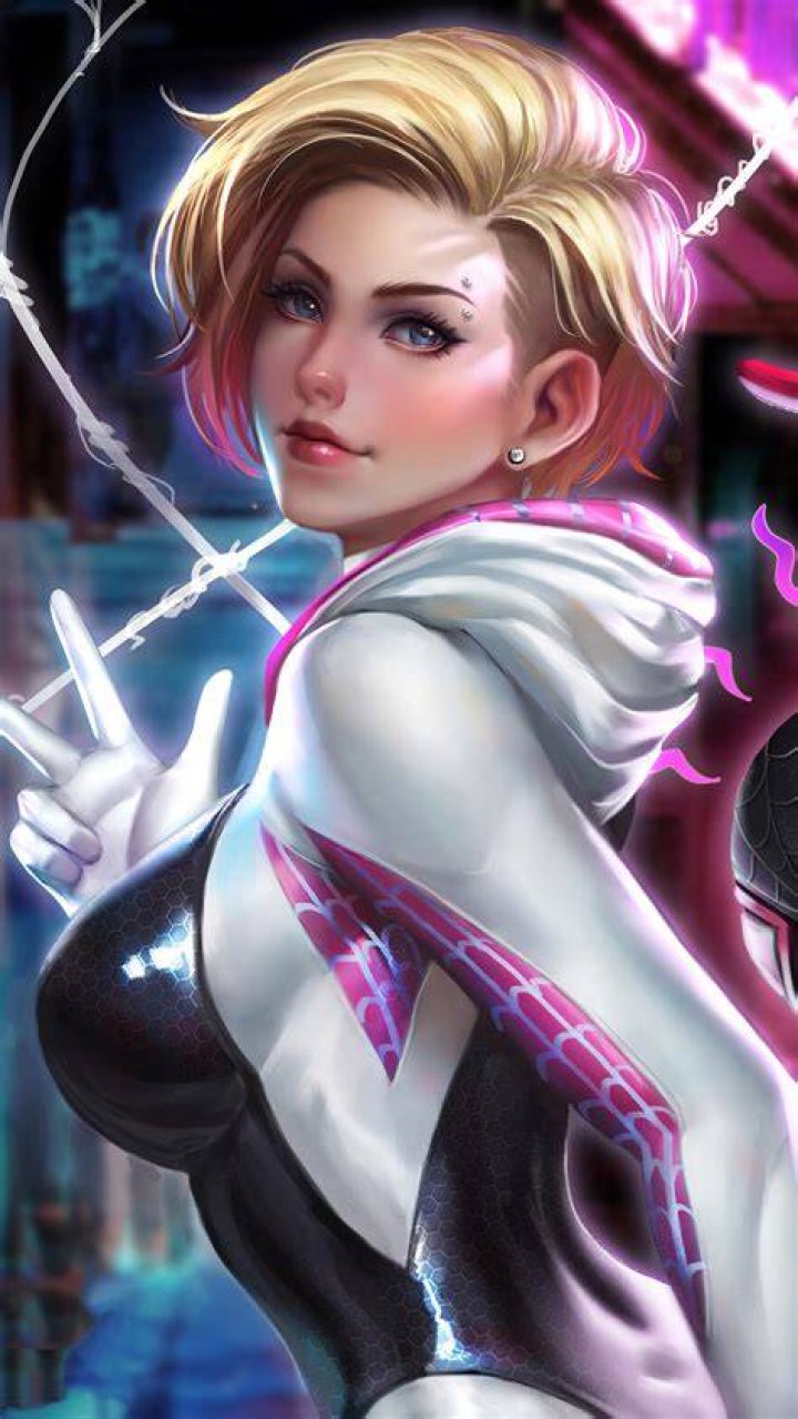 2160x3840 Gwen Stacy Spider 4k Sony Xperia X,XZ,Z5 Premium ,HD 4k