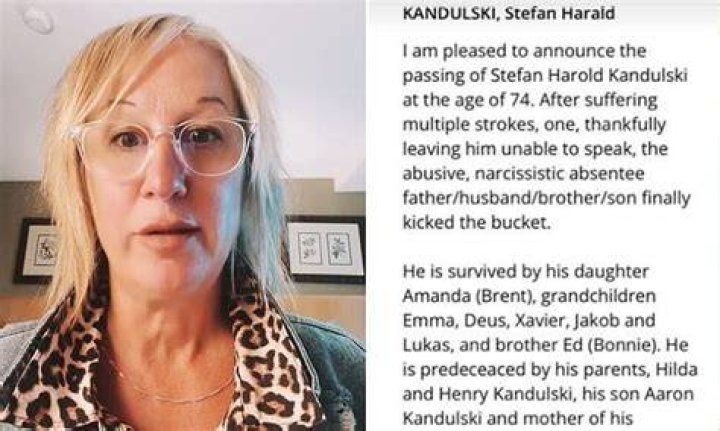 Canadian woman Amanda Denis publishes scathing obituary for late father trends now