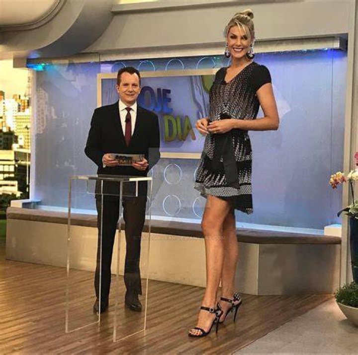 Extremely Tall Anna Hickmann towering cohost by TallGirlFan on DeviantArt