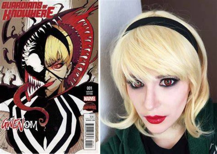 Gwenom makeup test by ReaverSkill on DeviantArt