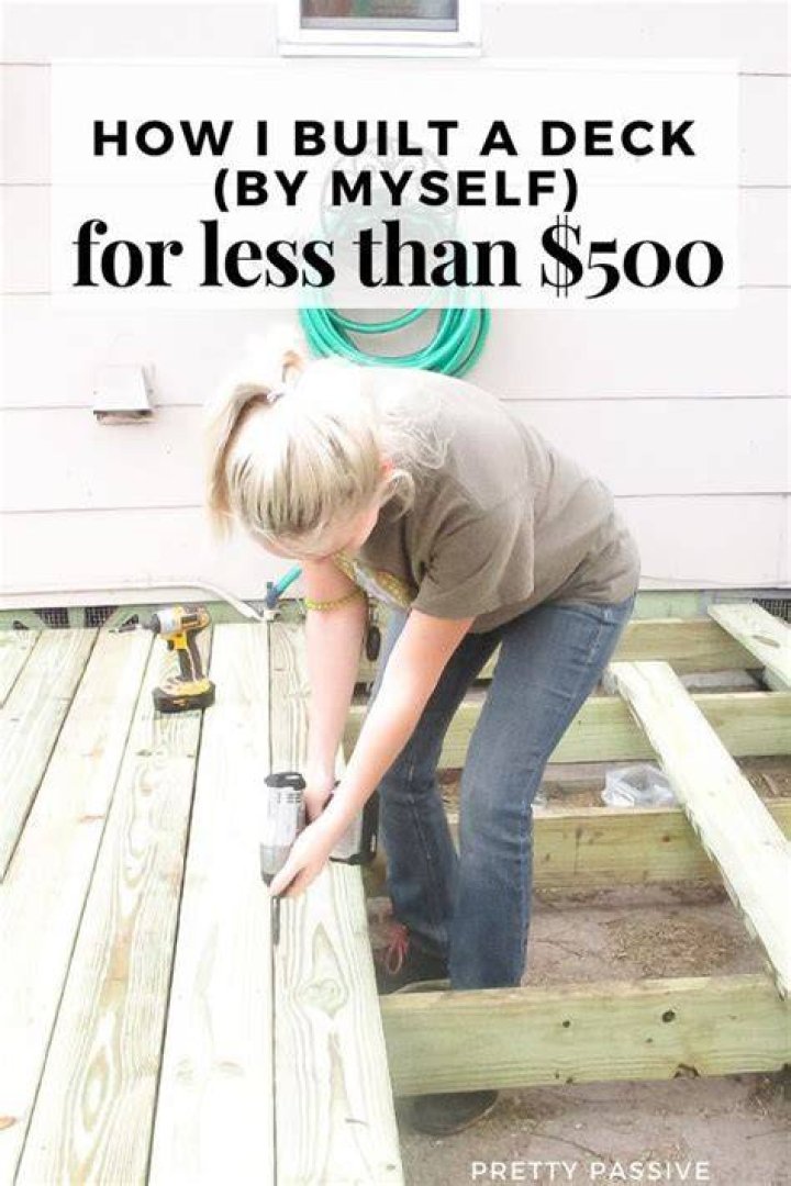 How I Built my DIY Floating Deck for less than 500 Diy deck, Deck