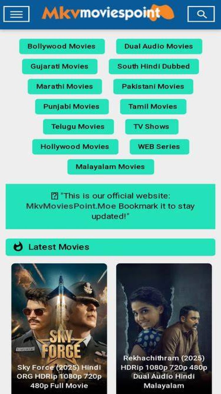 Mkvmoviespoint 2022 Watch & Download Hollywood, Bollywood, and South
