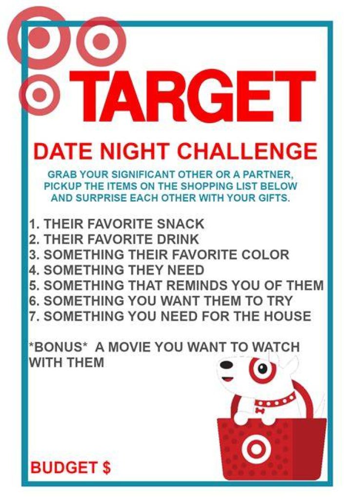 Target Date Night Challenge As seen on TikTok