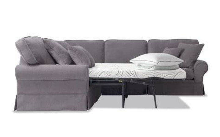 Tuscany Grove Claire 3Piece Sleeper Sectional in Popstitch Dove NFM